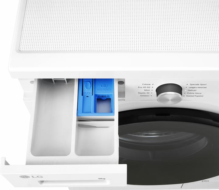 Actual product image LG F4NX1009NWB Washing machine 9 Kg Class A (9 kg, Left)