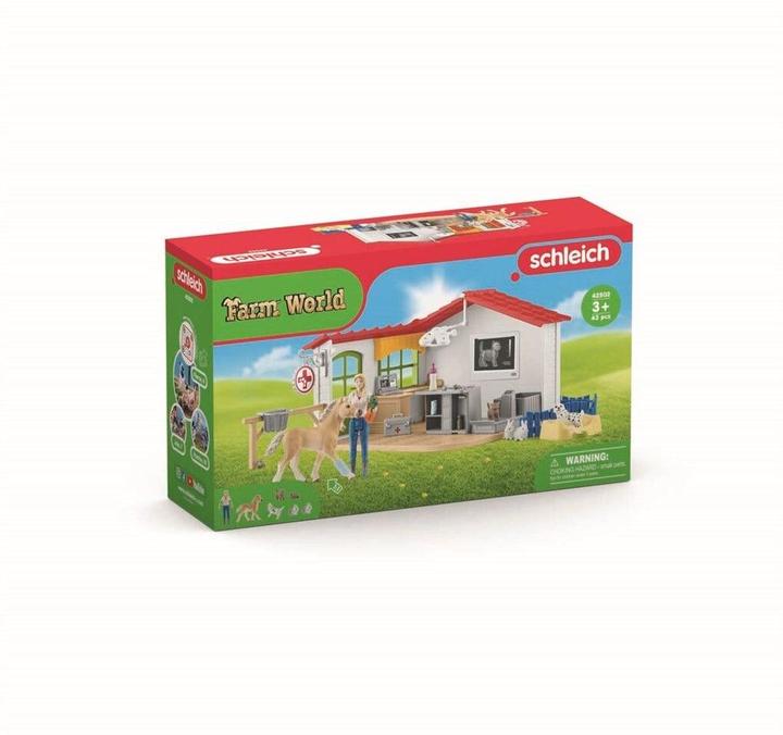 Produktbild Schleich Tierarzt-Praxis mit Haustieren