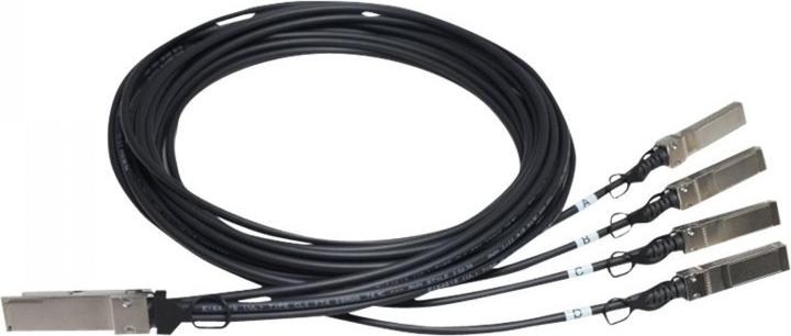 Image du produit HPE HP X240 : câble QSFP+ vers 4x SFP+ DA 5m