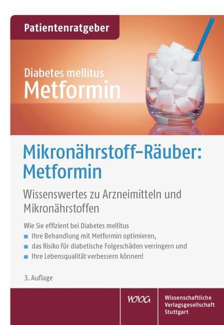 Image du produit Mikronährstoff-Räuber: Metformin (Allemand, Uwe Gröber, Klaus Kisters, 2022)
