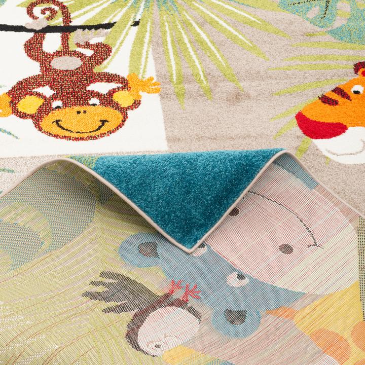 Actual product image Pergamon Kinder Teppich Softstar Kids Tierwelt (200 x 290 cm)