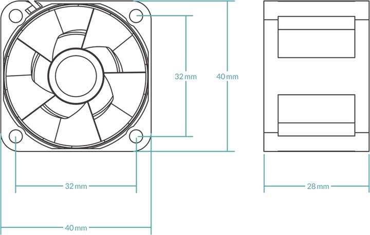 Actual product image Arctic S4028-6K (40 mm, 1 x)