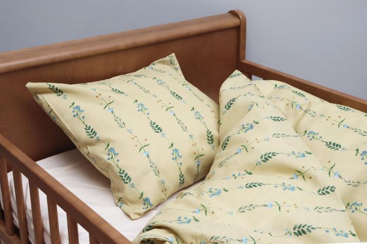 Produktbild By Mats Bed Linen Junior Size 100 x 140 cm - Flower Stripe (MAT115)
