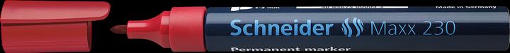 Produktbild Schneider Permanentmarker Maxx 230 Strichstärke: 1-3 mm Schreibfarbe: rot (Rot, 3 mm, 1 x)