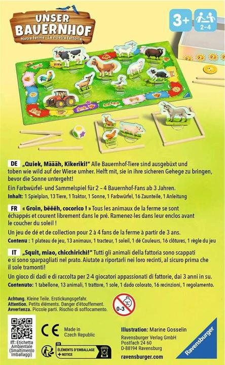 Produktbild Ravensburger Unser Bauernhof (Französisch, Deutsch, Italienisch)