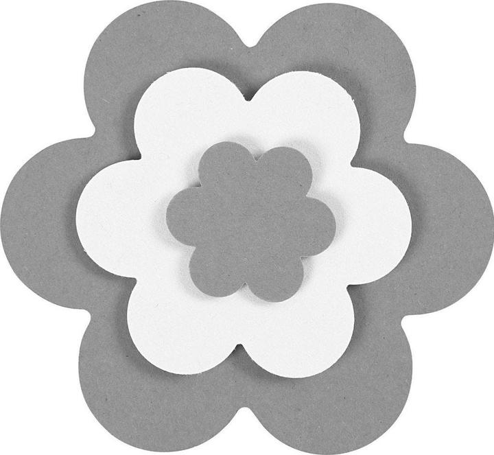 Immagine prodotto Creativ Company Motivo fiori con punzone 3 pezzi, diametro: 7,5 cm, 4,9