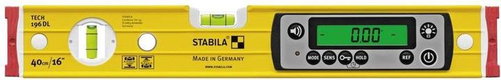 Produktbild Stabila Elektronik Wasserwaage TECH 196 DL 40 cm kalibrationsfrei IP67 19830 (40 cm)