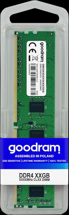 Produktbild Goodram Gr2666d464l19s (1 x 4GB, 2666 MHz, DDR4-RAM, DIMM)