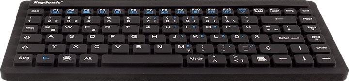 Immagine prodotto KeySonic Tastiera USB "KSK-3230" (US) Nera Membrana in silicone, impermeabile (IPX7) (US, Cablato)