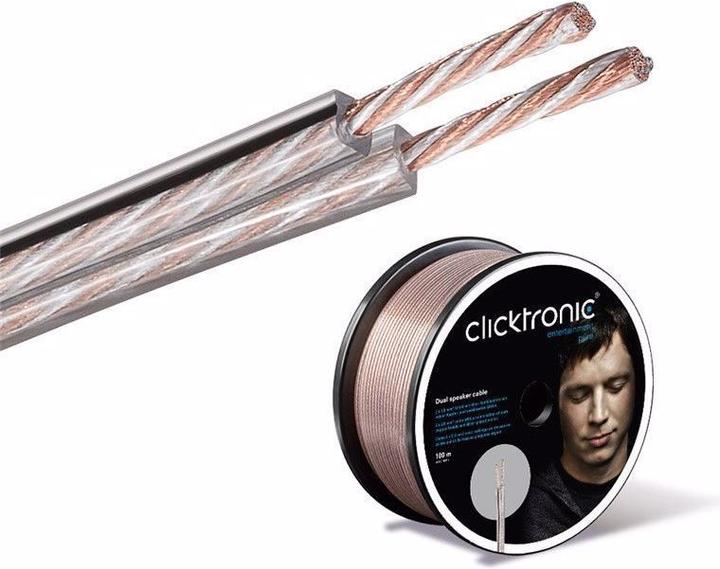 Produktbild clicktronic Dual Lautsprecherkabel (10 m, 2.50 mm²)