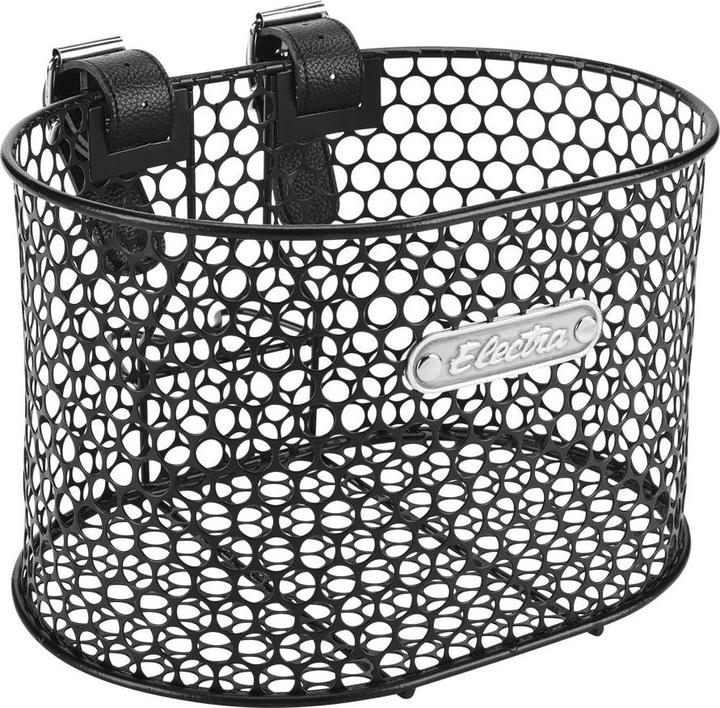 Actual product image Electra Honeycomb small handlebar basket with strap attachment