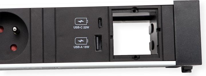 Image du produit Bachmann Power Frame M 2xUTE 916.5281xUSB A&C 22W 1xCM 0.2m GST18 (2 x, PECO 7/5, CEE 7/3, 0.20 m)