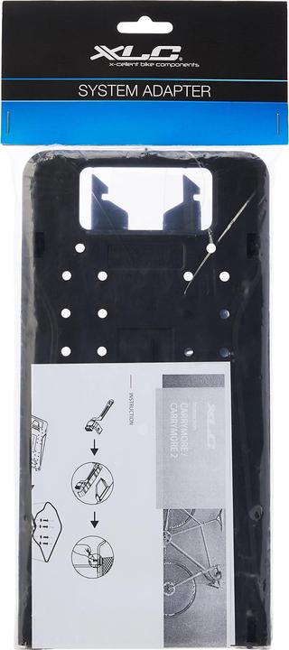Actual product image XLC Carry More luggage carrier for seat post mounting