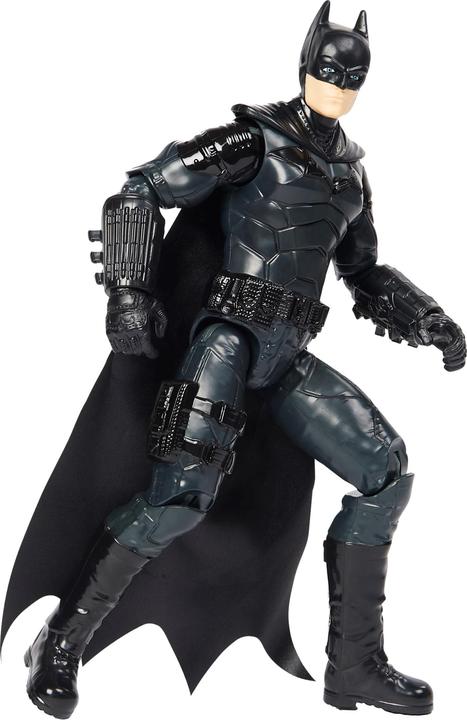 Actual product image Spin Master DC Comics Batman "The Batman" Batman action figure with cloth cape in authentic