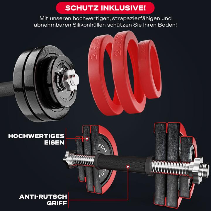 Actual product image Sportstech AH300 (4 x 2.5 kg, 4 x 1.25 kg)