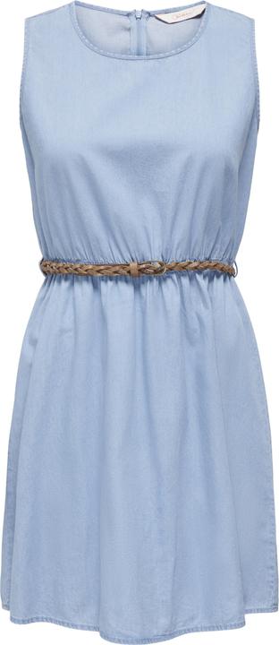 Produktbild Only Normal geschnitten Rundhals Breite Träger Kurzes Kleid Jeanskleid (M)