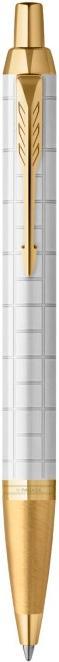 Actual product image Parker Ballpoint pen IM Premium Pearl G.C. M (Gold, White, 1 x)