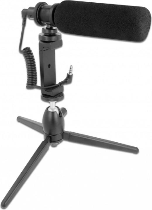 Image du produit Delock Microphone USB Vlog Shotgun Set pour smartphones, caméras DSLR