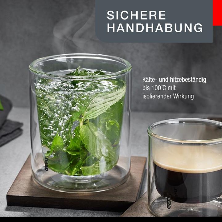Actual product image GEFU Thermos glass 'Mira' set of 2 (0.24 l, 2 x)