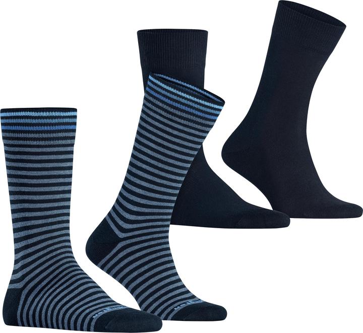 Produktbild Burlington Everyday Stripe SO - Mixed 2-Pack (2er Pack, 40 - 46)