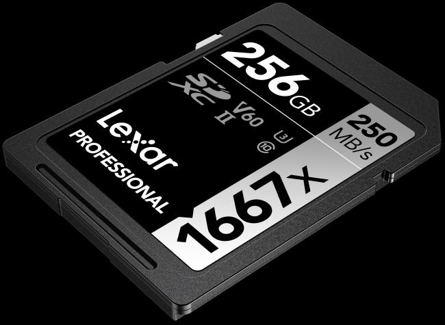 Productafbeelding Lexar Professioneel 1667x (256 GB, SDXC, U3, UHS-II)