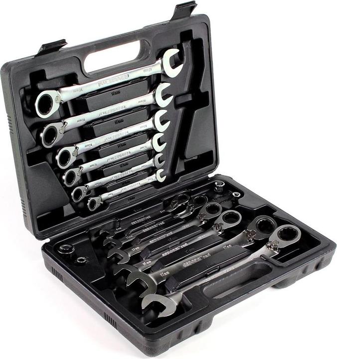 Productafbeelding Gedore Combinatie ratelsleutelset (19 mm, 8 mm, 10 mm, 14 mm, 18 mm, 11 mm, 12 mm, 17 mm, 15 mm, 13 mm, 9 mm, 16 mm)