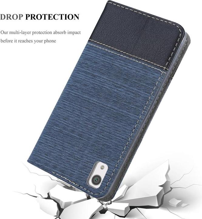 Image du produit Cadorabo Couverture look jeans Book (Sony Xperia XA1)