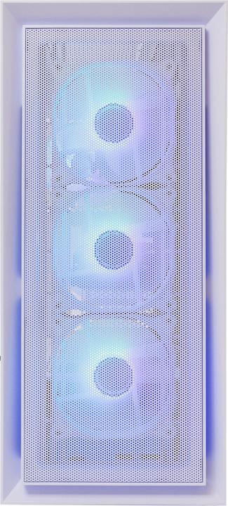 Produktbild White Shark Shark GCC-2401 Warhead-3 White 4 Fans 12cm RGB (ITX, ATX, E-ATX)