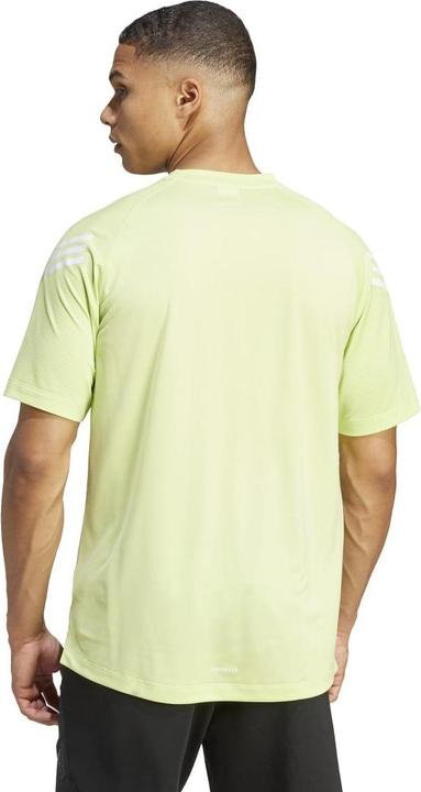 Actual product image adidas Mens Stripe Aeroready Training T-Shirt (M)