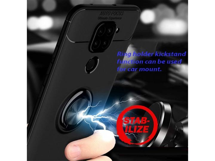 Actual product image Screenguard RingCase 360 Degree Xiaomi Redmi Note 9 Cover (Xiaomi Redmi Note 9)