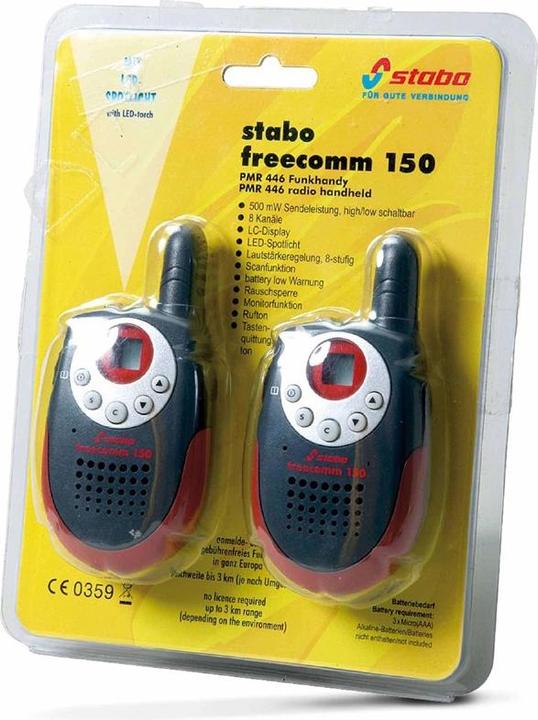 Produktbild Stabo Freecomm 150 Funkhandy (5 km)