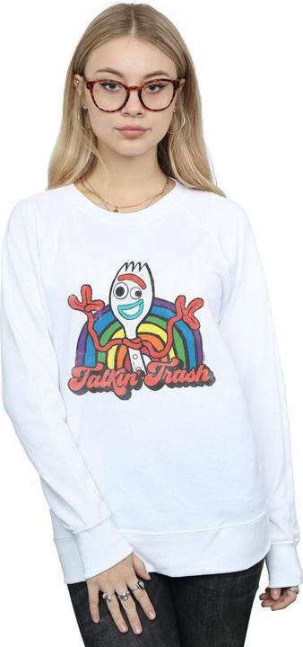 Actual product image Disney Womens/Ladies Toy Story 4 Forky Talkin' Trash Sweatshirt (L)