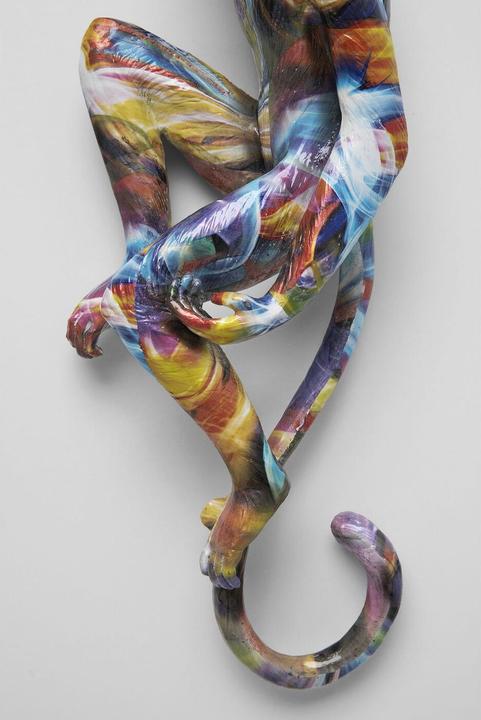 Actual product image Kare Design Wall Object Hanging Ape Colorful