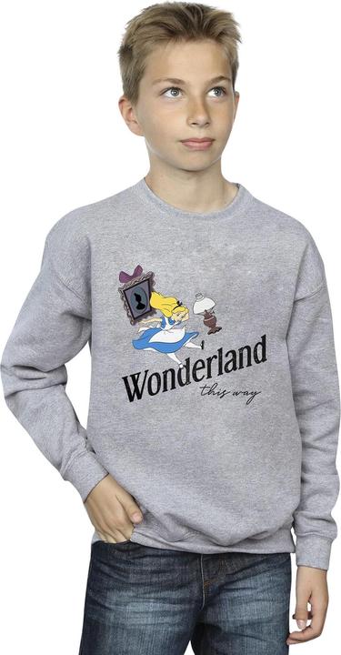 Immagine prodotto Disney Felpa garçon Alice In Wonderland This Way (128)