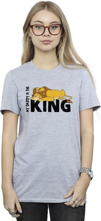 Immagine prodotto Disney The Lion King Daddy Is King Maglietta Ampia Donna (3XL)