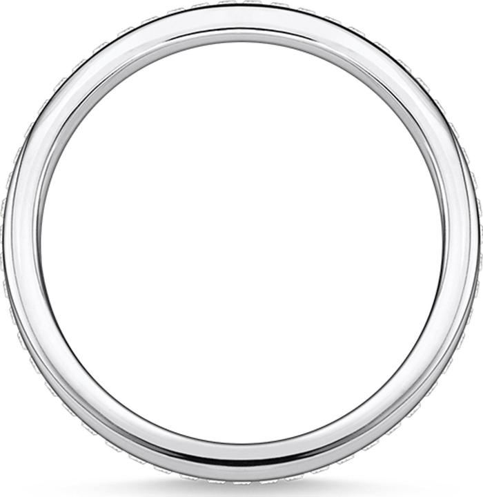 Actual product image Thomas Sabo Ring Double White Stones Silver (50, 925 Silver)