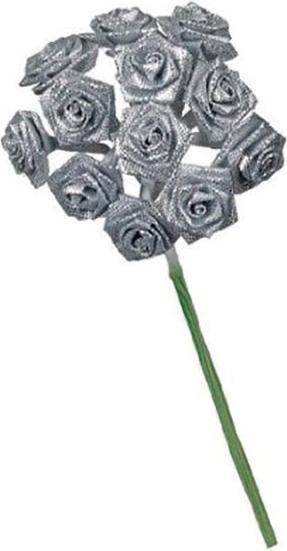Actual product image Glorex Dior florets 12 flowers silver