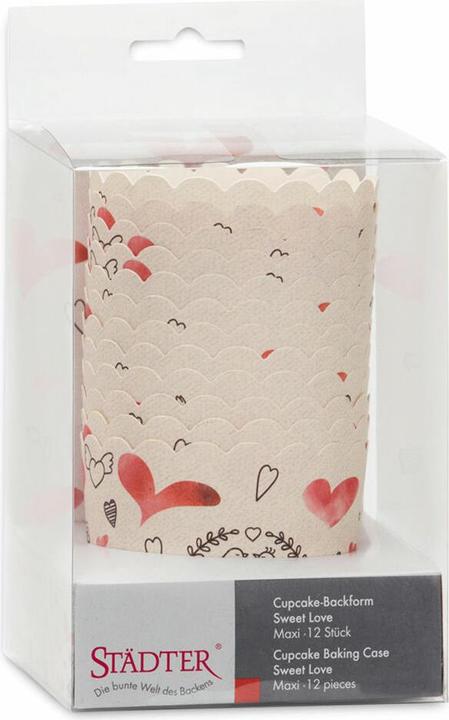 Image du produit Städter Sweet Love ø 6/7 cm / H 5,5 cm Coloré Maxi (7 cm)