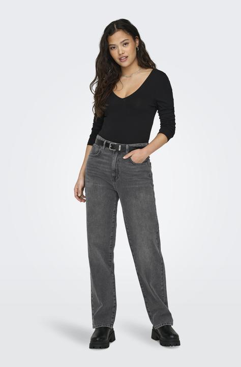 Actual product image Only Straight cut medium waist jeans Straight fit jeans (W30/L32)