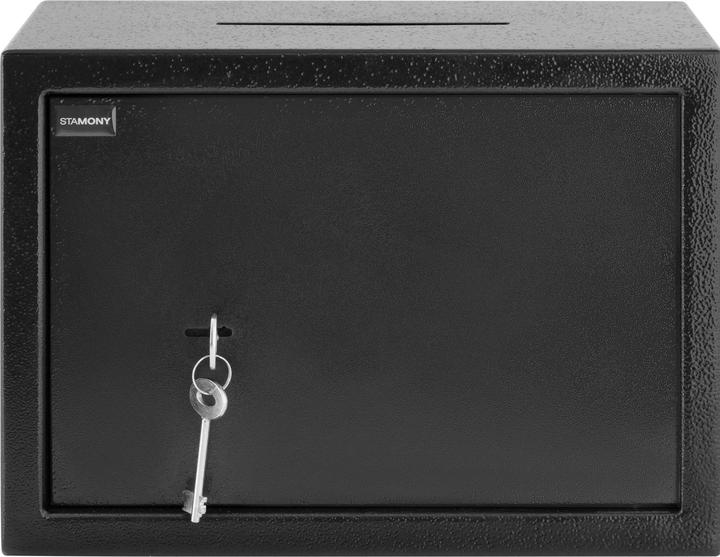 Produktbild Stamony Möbeltresor Mini-Tresor Schranktresor 25 x 25 x 35 cm Doppelriegel Einwurf