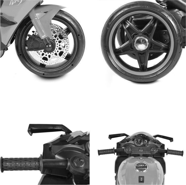 Produktbild Moni Kinder Motorrad Ninja drei Räder (12 V)