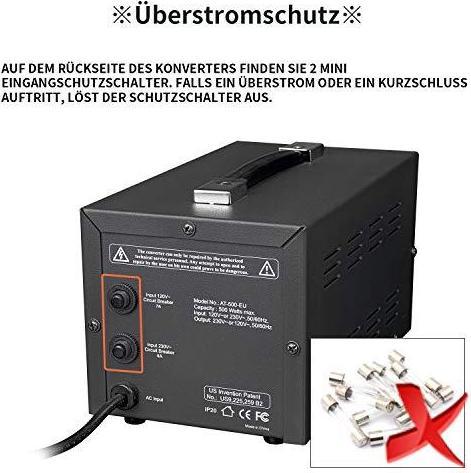 Actual product image Seyas Voltage transformer
