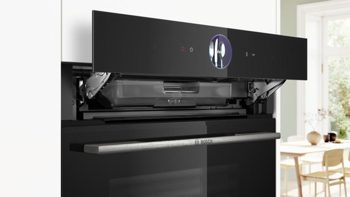 Produktbild Bosch Hausgeräte Bosch Serie 8, Einbau-Dampfbackofen, 60 x 60 cm, Schwarz HSG7261B1