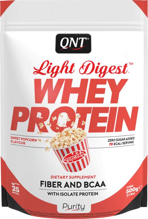 Image du produit QNT Protéine de lactosérum Light Digest (Popcorn sucré, 1 pcs, 516 g)