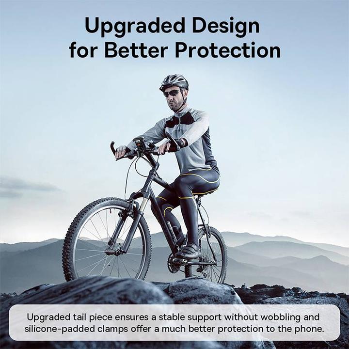 Actual product image Baseus QuickGo bike carrier for phones (black)