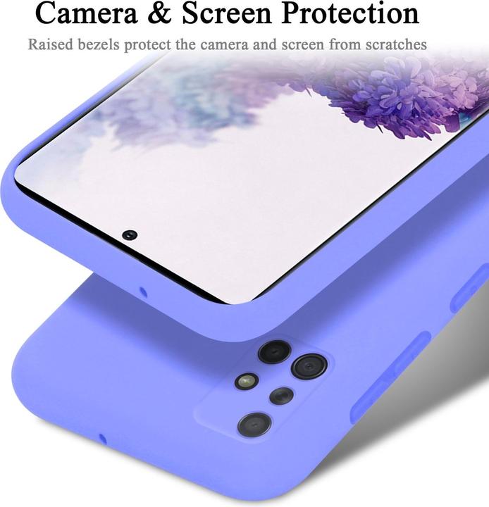 Actual product image Cadorabo TPU Liquid Silicone Case Cover (Samsung Galaxy A71)