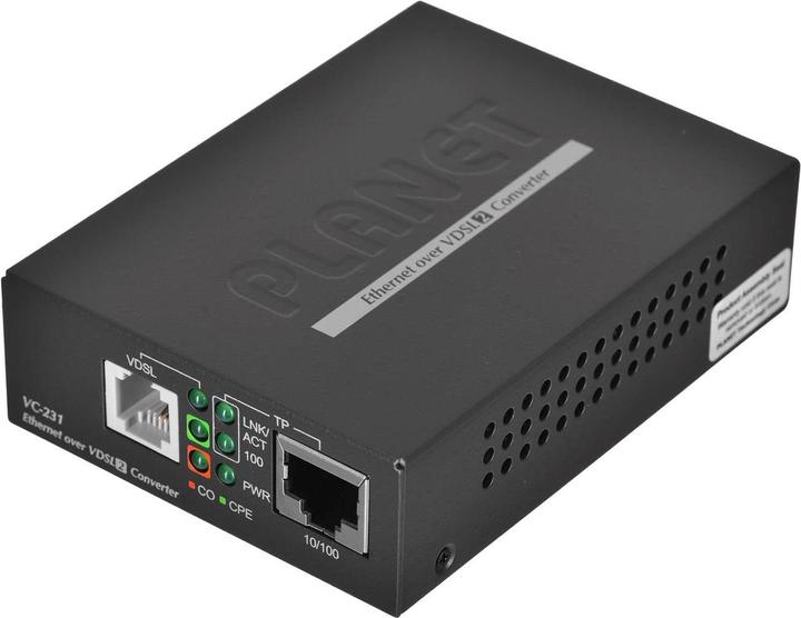 Produktbild Planet VC-231-Konverter 1 x RJ-11 VDSL2, 1 RJ-45, 30A
