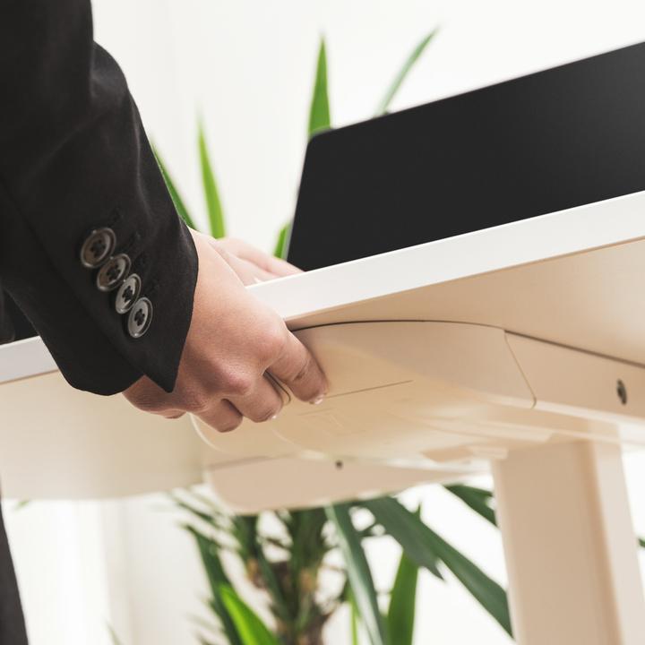 Produktbild Yaasa Desk One - Dunkelgrau/Schwarz (91 x 51 cm)