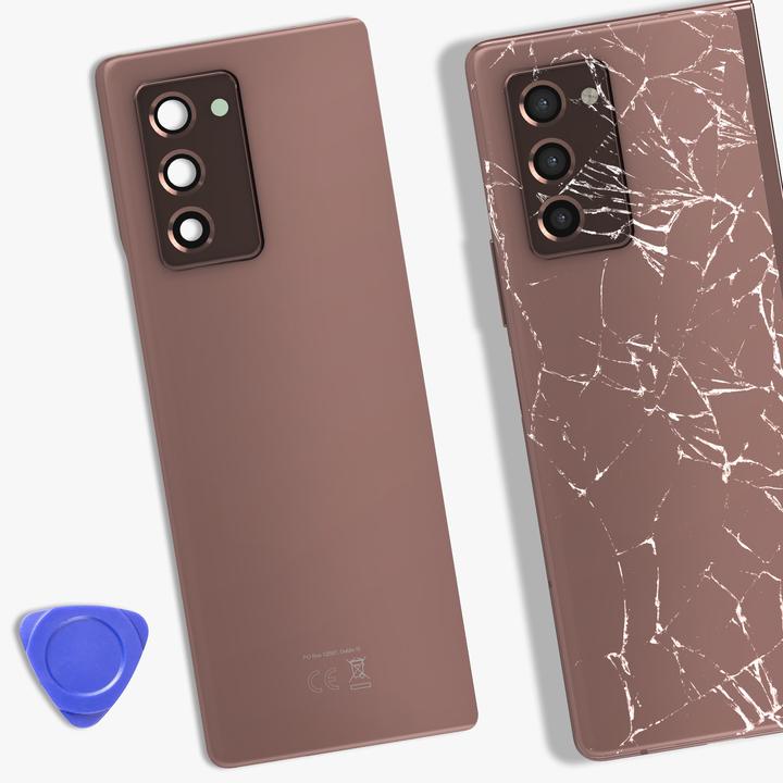 Actual product image Samsung GH82-23688B Spare part rear panel (Galaxy Z Fold 2)