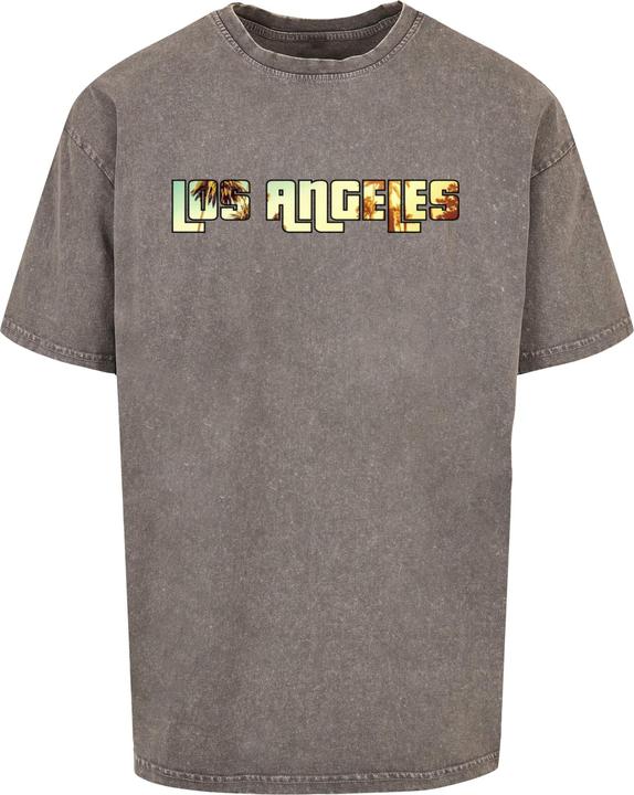 Produktbild Merchcode Grand Los Angeles Acid Washed Heavy Oversized Tee - 117851 (XL)